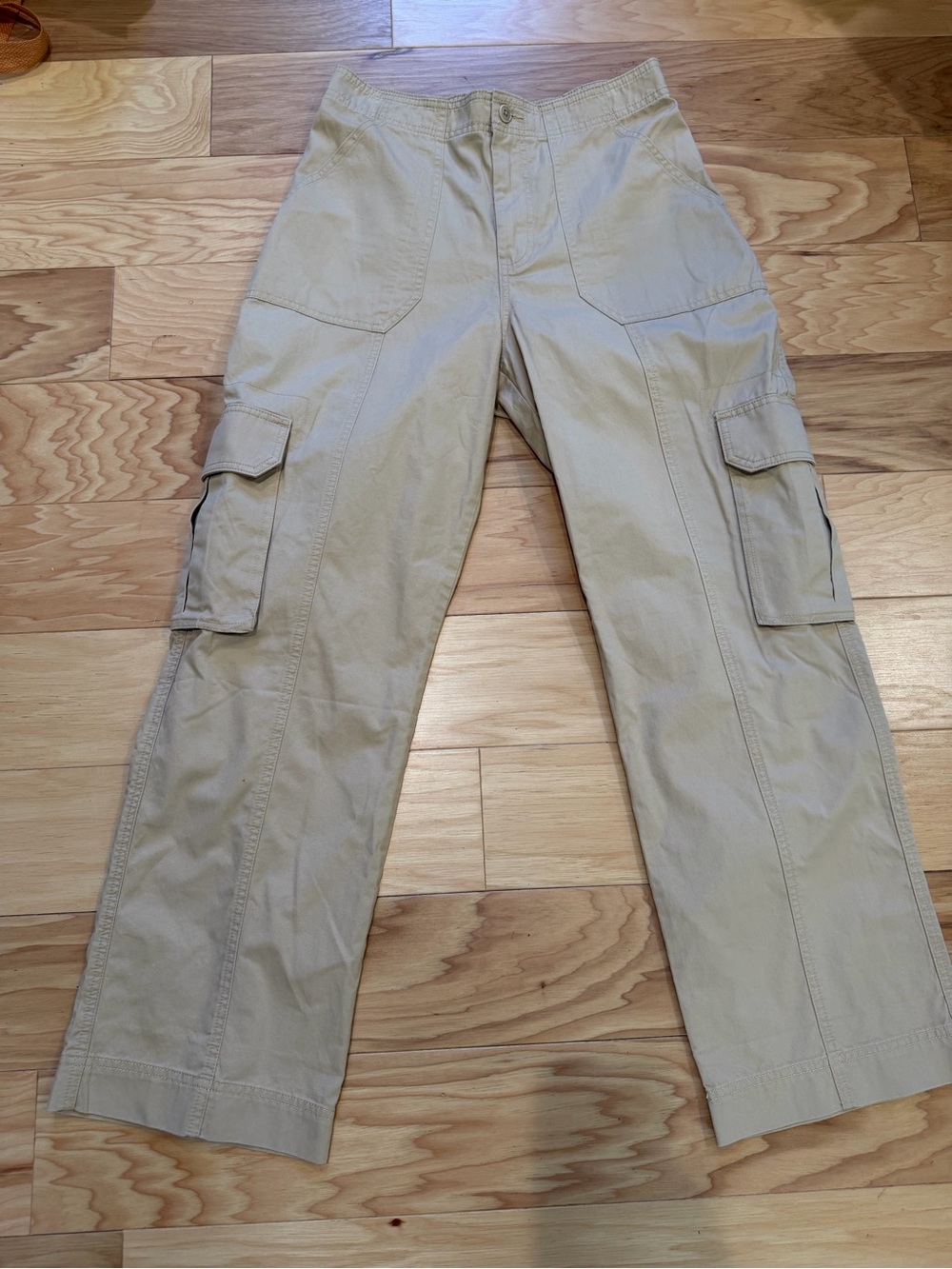 Abercrombie & Fitch Curve Love NWT Utility Beige Cargo Pants Size 8